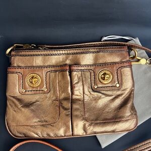 Mark by Mark Jacobs Metallic Bronze Crossbody Bag